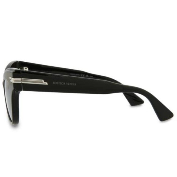 Bottega Veneta Black Cat-Eye Sunglasses